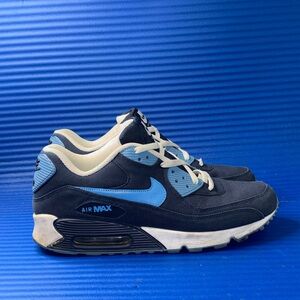 Size 11- Men’s Nike Air Max 90 Navy Baby Blue 325018-413 RARE 2012